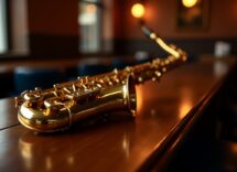 Lou Donaldson suona il sassofono in un concerto jazz