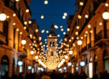 Folla festante a Napoli per il Capodanno 2025