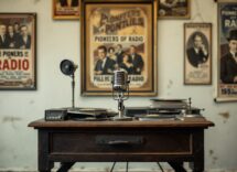 Immagine che rappresenta l'evoluzione della radiofonia nel tempo