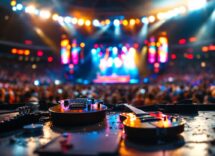 Immagine di Alfa durante un concerto emozionante