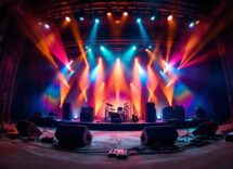 Irama durante un concerto del suo tour musicale