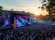 Immagine della Rappresentante di Lista durante un concerto emozionante