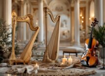 Immagine che rappresenta la fusione tra mitologia greca e musica moderna