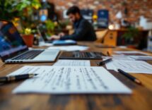 Monte Mai in un momento di creatività musicale