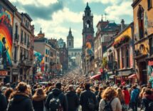 Pino Daniele con chitarra, simbolo della sua musica