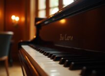 Rocco De Rosa mentre suona strumenti tradizionali e moderni