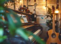 Shari in un momento di introspezione musicale