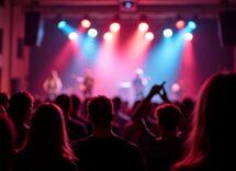 Irama in concerto durante il tour musicale in Italia