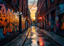 Aaron in un momento emozionante del suo nuovo brano