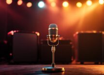 Andrés Adasme, frontman dei Lucifer's Hammer, in concerto