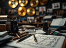 Ennio Morricone durante una performance musicale