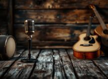 Immagine dei Diaframma in concerto, simbolo del rock italiano