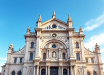 Vista della Mole Vanvitelliana durante un evento musicale