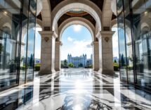 Rappresentazione della nascita delle Nazioni Unite nel 1945