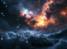 Immagine della nebulosa M78 con rappresentazione sonora