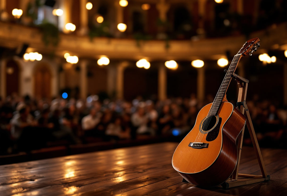 Immagine commemorativa di Francesco Cerroni, musicista appassionato