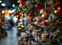 Immagine del Warner Music Xmas Store a Milano