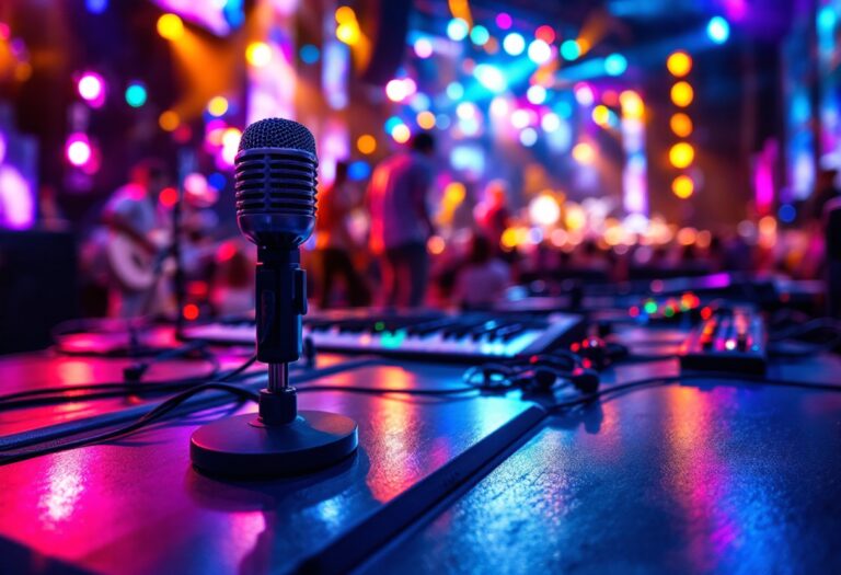 Immagine del Festival di Sanremo 2025 con artisti sul palco