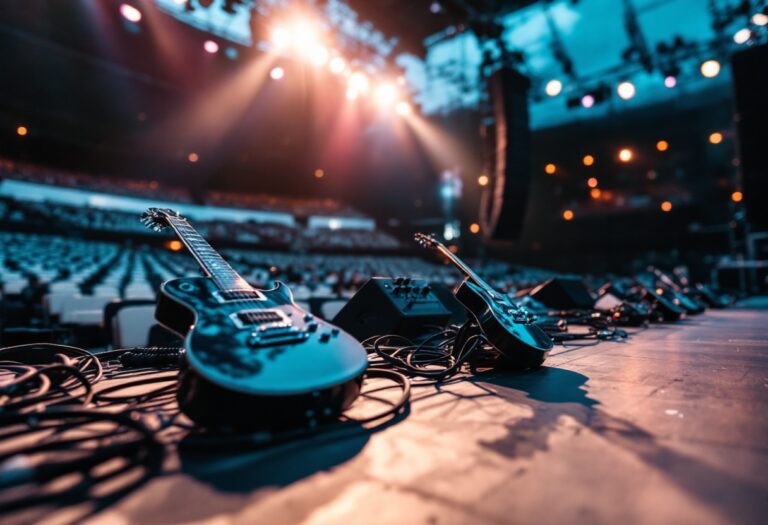 Immagine del Festival di Sanremo 2025 con orari di visione