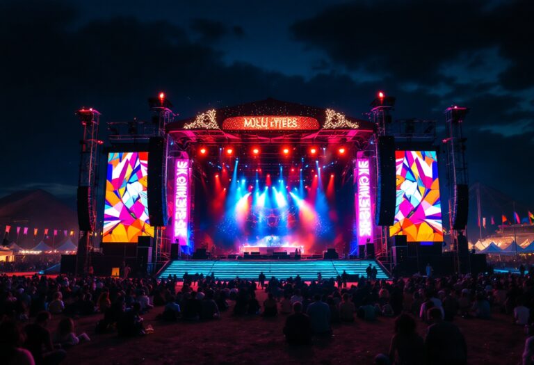 Immagine del Festival di Sanremo 2025 con artisti sul palco