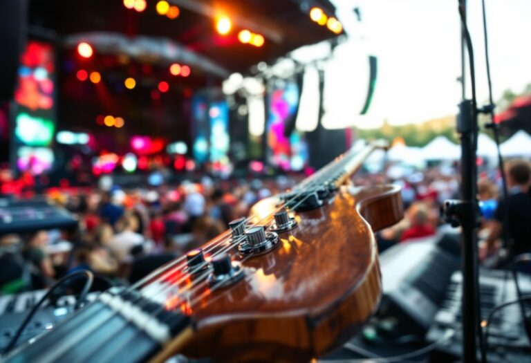 Artisti in performance al Festival di Sanremo 2025