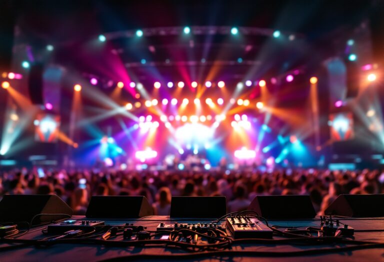 Artisti in performance al Festival di Sanremo 2025