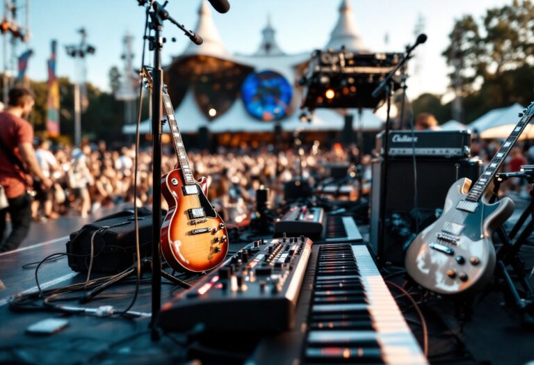 Immagine del Festival di Sanremo con artisti sul palco