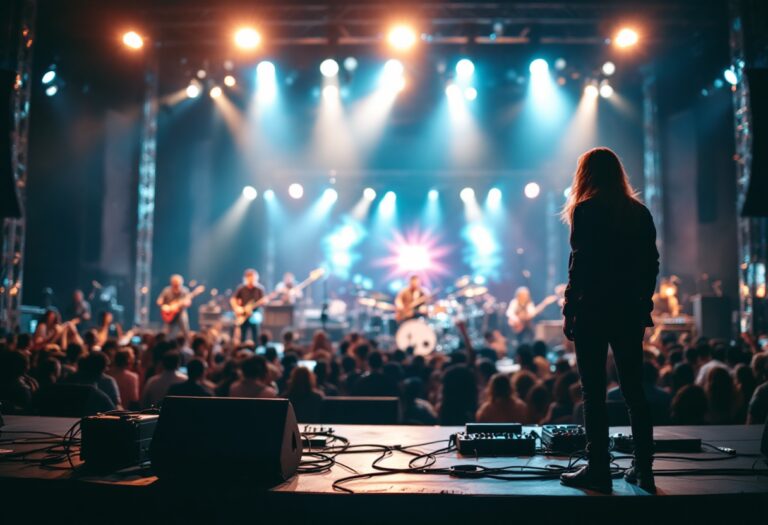 Mahmood sul palco del Festival di Sanremo 2023