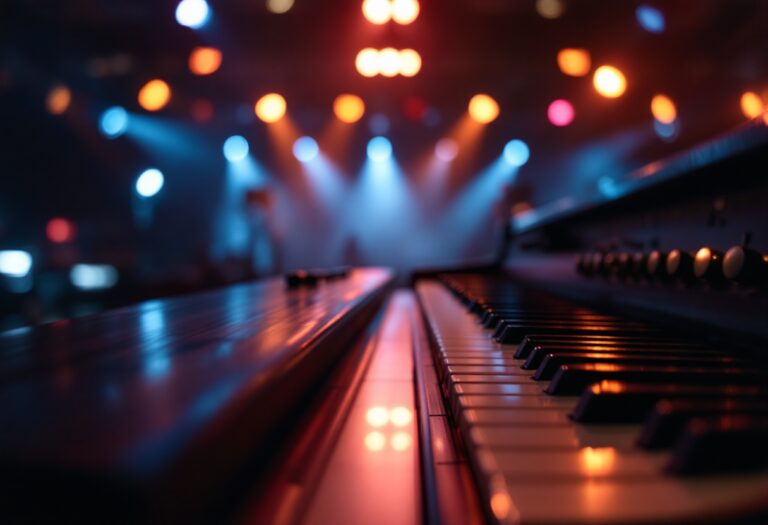 Oklou in un momento di esibizione musicale