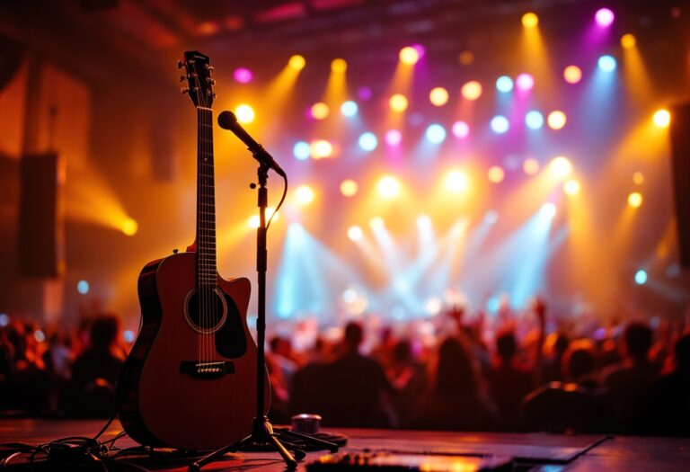 Artisti sul palco durante la quarta serata di Sanremo 2023