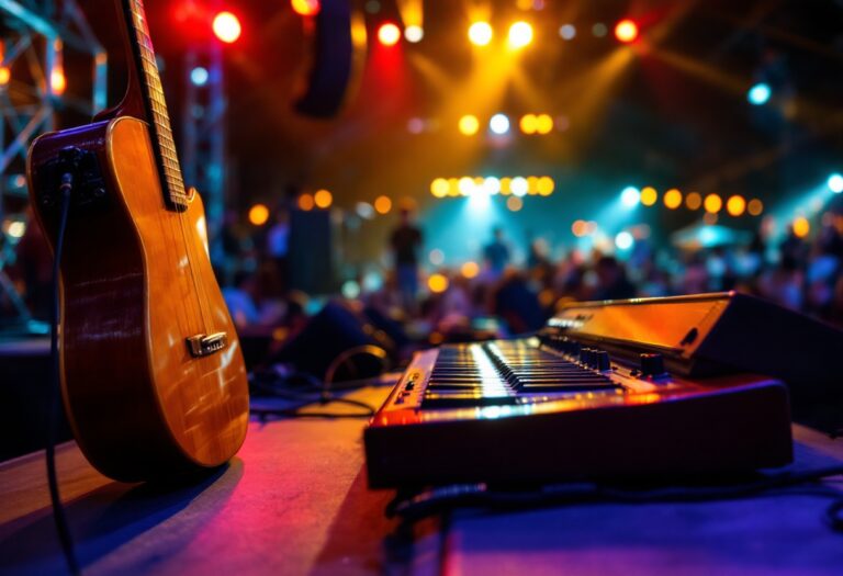 Immagine del Festival di Sanremo 2025 con artisti e pubblico