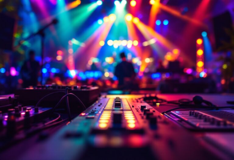 Immagine del Festival di Sanremo 2025 con artisti sul palco
