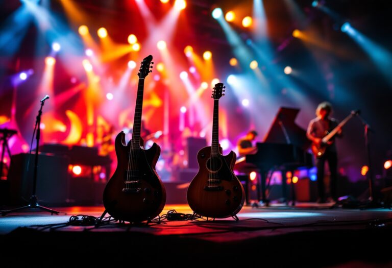 Immagine del Festival di Sanremo 2025 con artisti sul palco