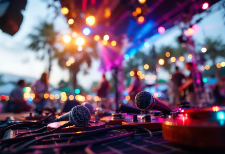 Immagine del Festival di Sanremo 2025 con artisti sul palco