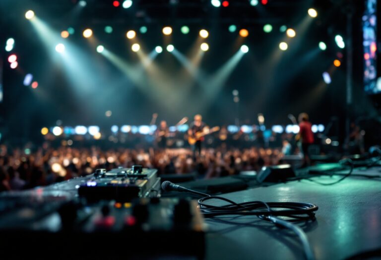 Immagine del Festival di Sanremo 2025 con artisti sul palco
