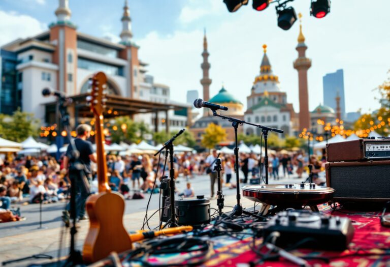 Immagine del Festival di Sanremo con artisti sul palco