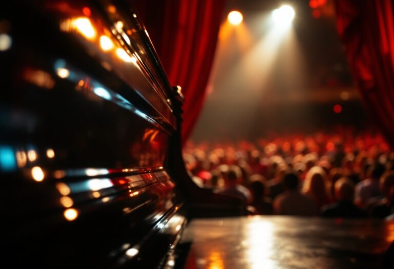 Artisti in scena durante la serata cover di Sanremo 2025