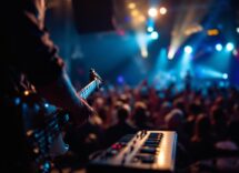 Immagine dei Blastema durante un concerto emozionante