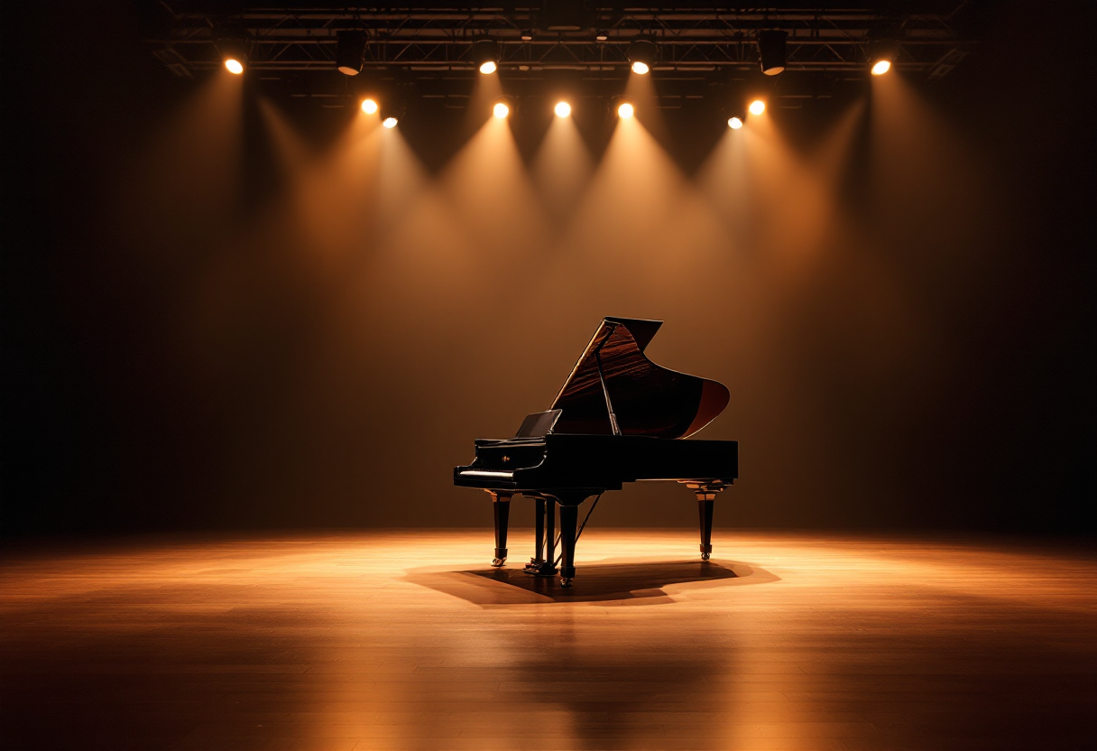 Immagine evocativa di un viaggio musicale nel tempo