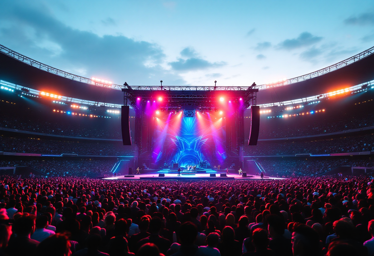 Lady Gaga in concerto a Milano nel 2025
