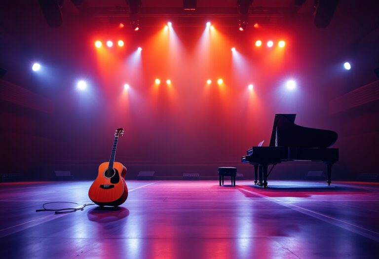 Artisti di Amici 24 si esibiscono sul palco