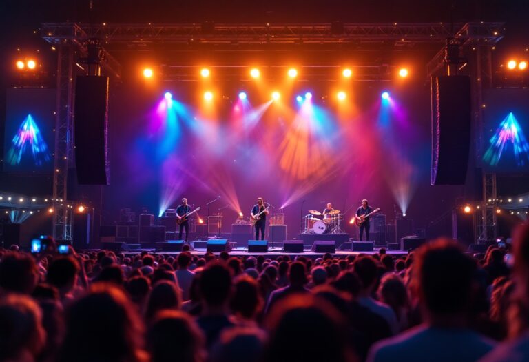 Un momento emozionante di un concerto leggendario