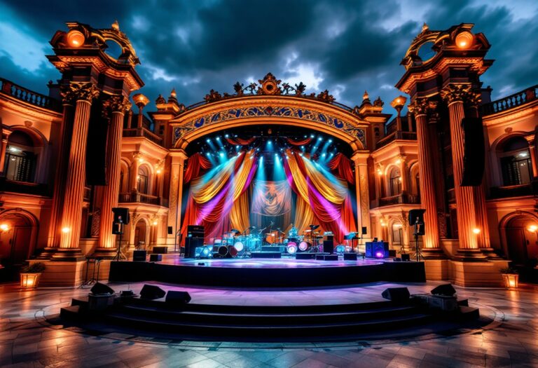 Immagine del Festival di Sanremo con artisti emergenti