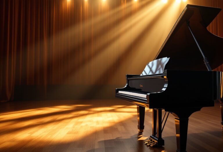 Immagine evocativa di un viaggio musicale nel tempo