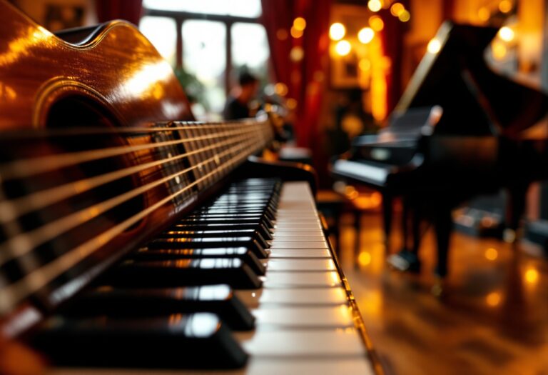 Immagine evocativa di un viaggio musicale nel tempo