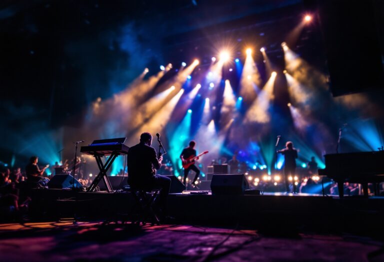 Nick Cave si esibisce sul palco a Parigi