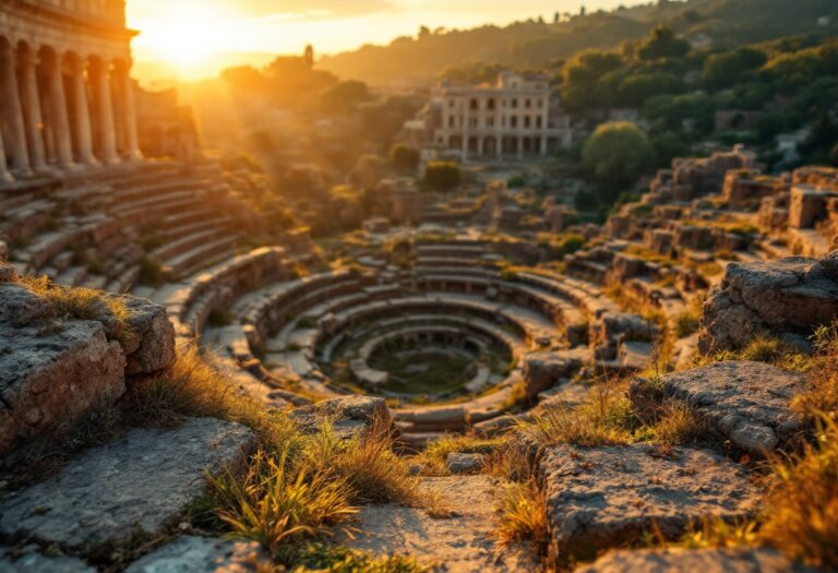 Immagine del film concerto dei Pink Floyd a Pompei