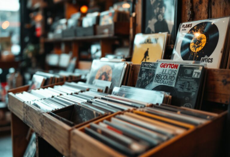 Un vinile che rappresenta la passione per la musica