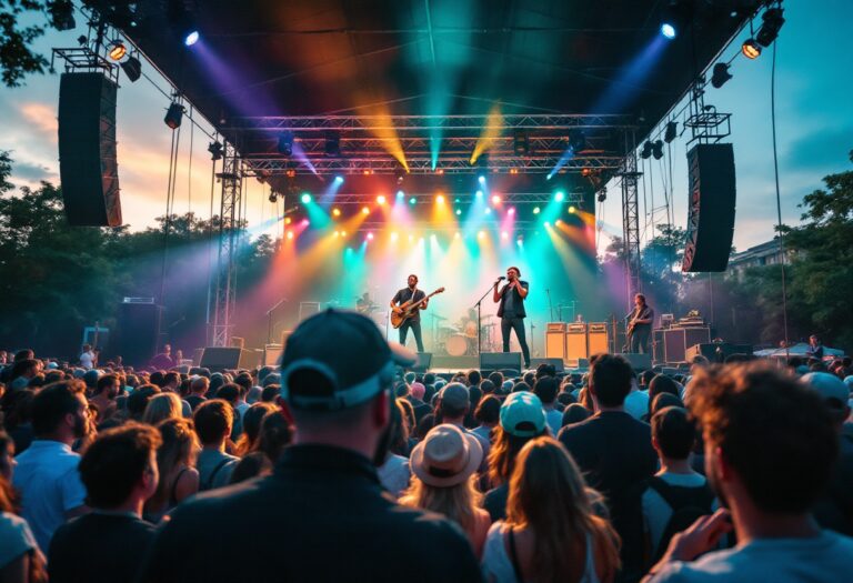 Zen Circus in concerto durante il tour 2025