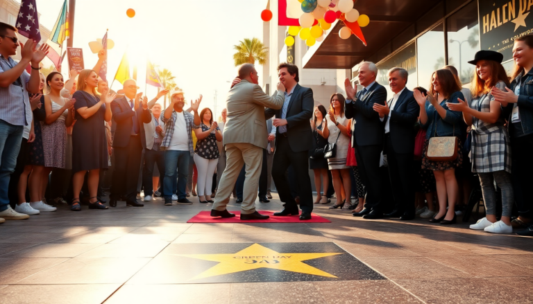 i green day ricevono la stella sulla hollywood walk of fame 1746314541